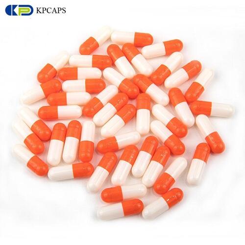 2 Colored 100% Bovine Collagen Empty Hard Gelatin Capsule (Halal) For Pharmaceutical Industry