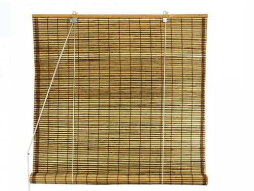 10x3 Feet 2 Mm Thick Handmade Roller Blinds Natural Bamboo Curtains
