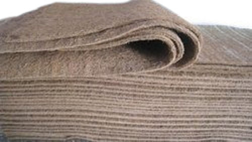 Transparent 50 Meter Long 6 Mm Thick Rectangular Natural Coconut Fibre Soft Coir Sheet