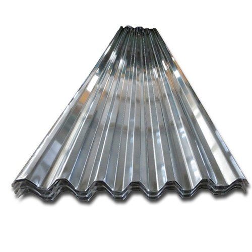 Water Resistant Leakproof Glossy Finish Aluminium Corrugated Roofing Sheet