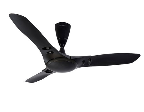 Energy Efficient Designer Black Ceiling Fan With Three Blades