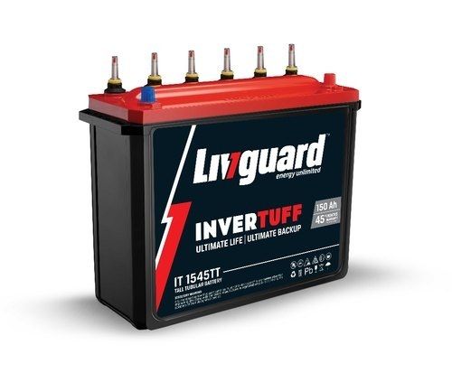 Livguard Invertuff It1545Tt 150Ah Tubular Battery Capacity: 10Ah Kg/Hr