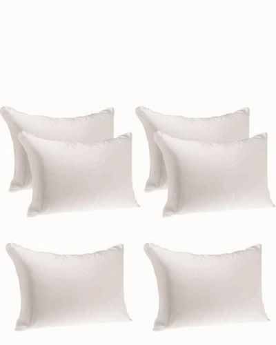 White Microfiber Sleeping Bed Pillow