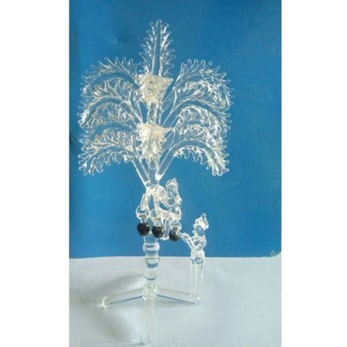 Modern Stylish Finished Antique Glass Material Tree For Home Decoration