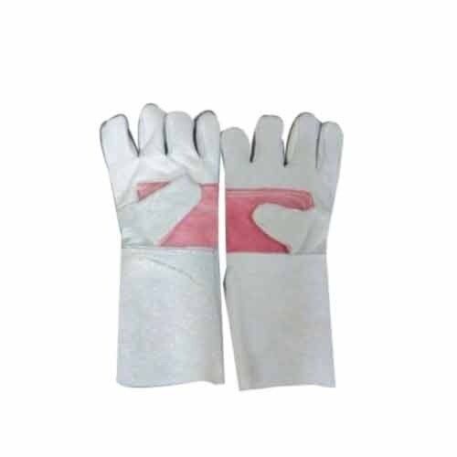 Plain Leather Full Finger Hand Gloves For Commercial Use