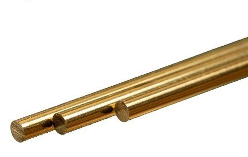 Glossy Finish Corrosion Resistant Solid Brass Round Rod for Industrial