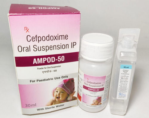 Ampod-50 Cefpodoxime Antibiotic Pediatric Oral Suspension, 30 ML