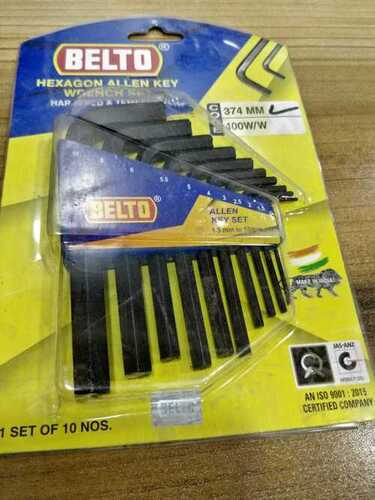 Thermal Paper Belto Allen Key Wrench Set Ideal For Home And Professional Use