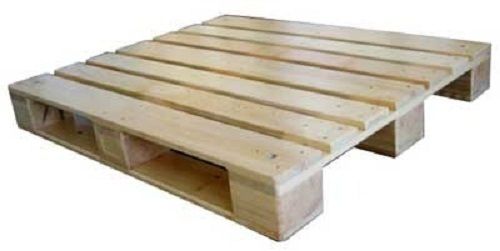 Heavy-Duty Rectangular Termite Resistant Solid Wooden Portable 4 Way Euro Wooden Pallet