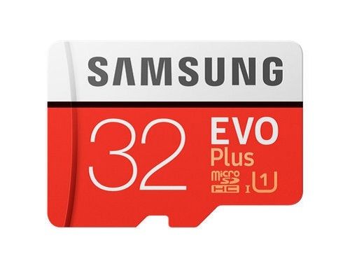 Lightweight Heat Resistant 32GB Samsung EVO Plus Micro SD Memory Card for Data Storage