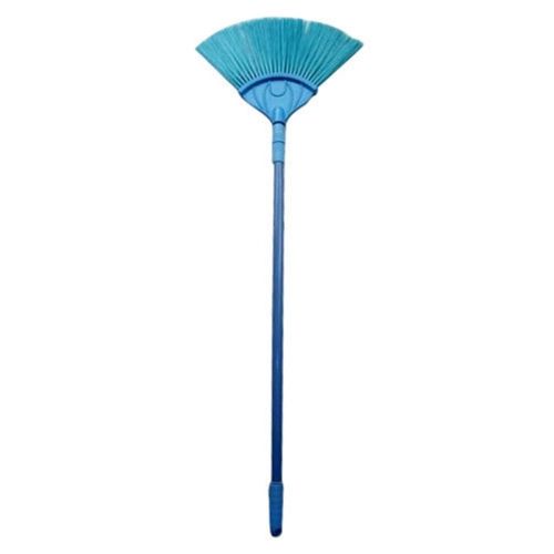 Blue Extendable Strong Steel Moisture Proof Conical Brush For Dust Cleaning