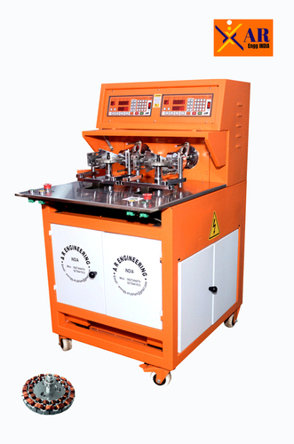 Fan Coil Winding Machine - Color: White And Orange