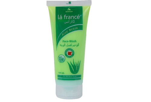 Glossy Herbal Aloe Vera And Neem Face Wash Suitable For All Skin Types, 200 Ml