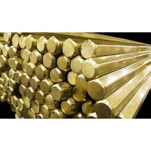 Golden Brass Extrusion Round Rod at Best Price in Jamnagar