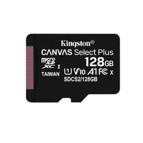 Lightweight Heat Resistant 128GB Kingston Micro SD Memory Card for Data Storage