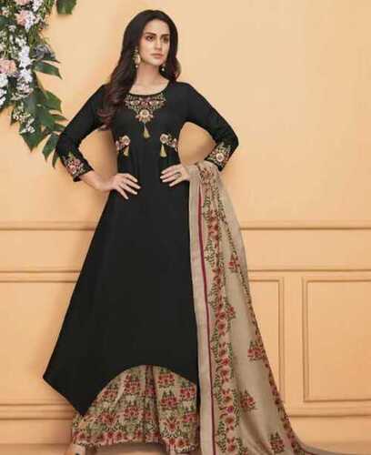 Ladies Full Sleeve Round Neck Party Wear Salwar Kameez Set With Dupatta