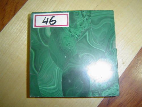 Malachite Tiles, Surface Finish: Polished, Thickness: 10-15 Mm Application: Hospital