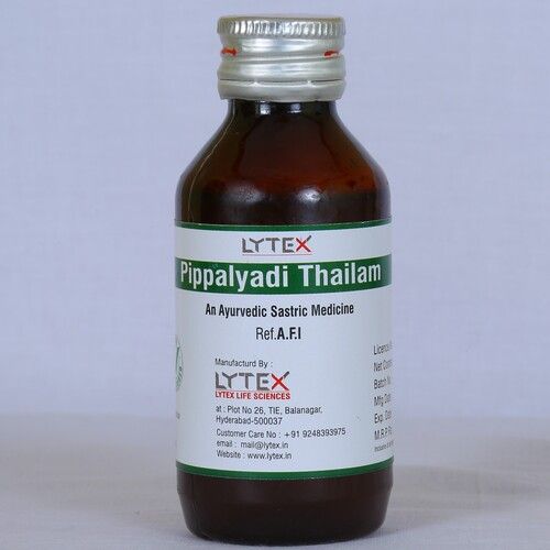 Pippalyadi Thailam (Ayurvedic Sastric Medicine)