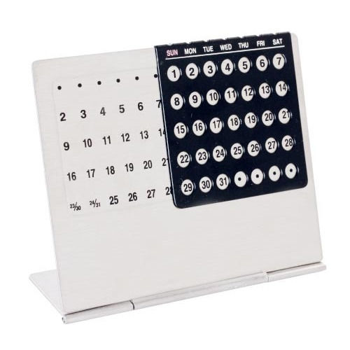 English Perpetual Table Calendar For Office