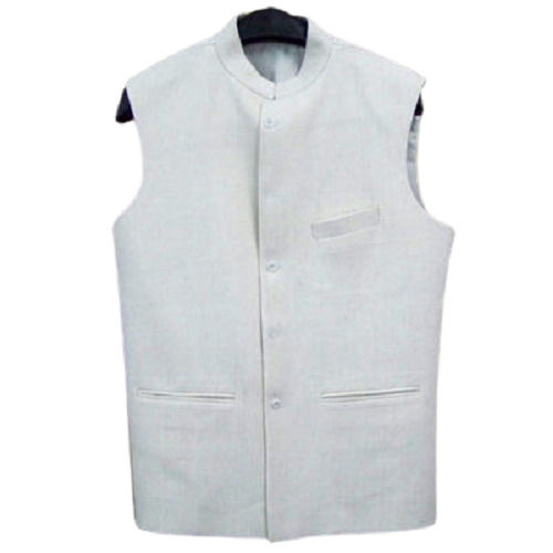 Khadi Cotton Milky White Modi Jacket at Best Price in Sohna | Sohna ...