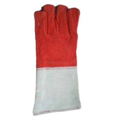 Lightweight Non Woven Plain Leather Full Fingered Industrial Safety Gloves