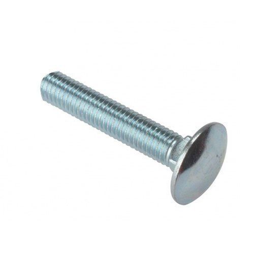 5MM Round Full Threaded Mild Steel Carriage Bolt