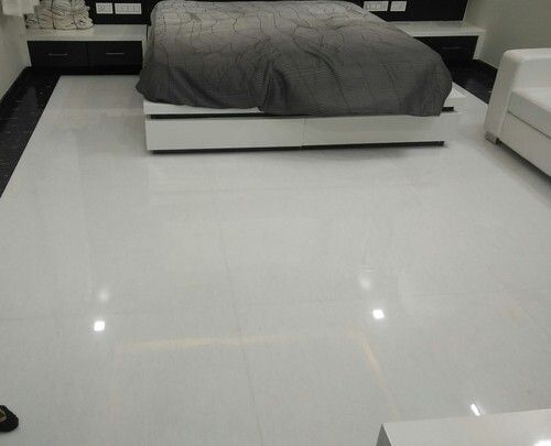 Rectangular White Marble Slabs For Flooring