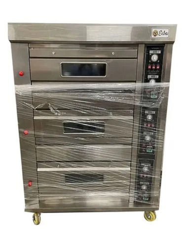 Stainless Steel Three Deck Pizza Oven