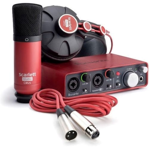 A  Usb 2.0 Focurite Scarlett Studio Bundle For High Headroom Instrument Inputs Usage: Welding