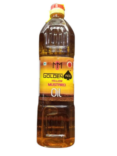 100% Pure And Natural Crude Processing Golden Mustard Oil For Cooking