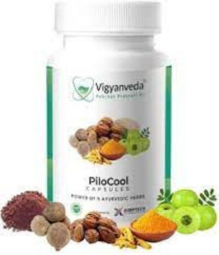 An Ayurvedic Proprietary Medicine (30 Capsules) Vigyanveda Pilocool Capsules 
