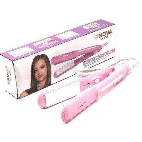 Portable Durable Pink Hair Straightener