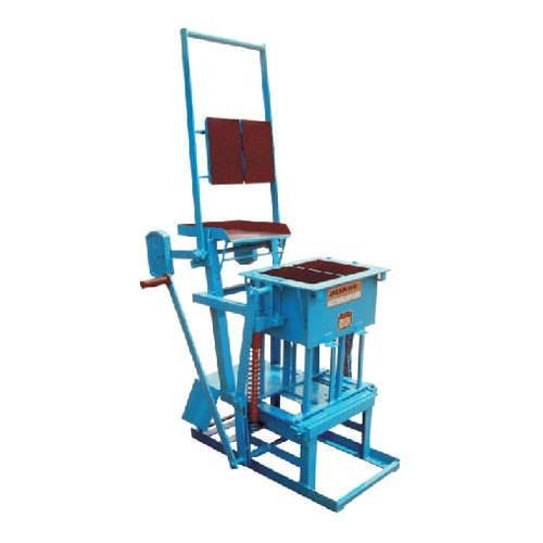 Blue Premium Quality Stainless Steel Manual Block Making Machine