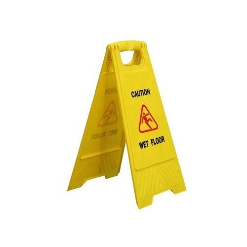 Yellow 10 X 22 X 15 Cm Portable Traffic Road Safety Stand Barrier