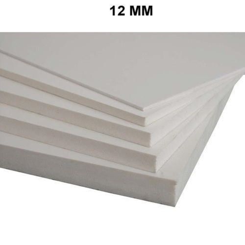 12 Mm Matt Surface White Color Picture Framing Pvc Plastic Foam Board Application: For Light Duty