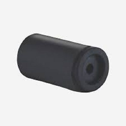 Round Shape Lightweight Creak and Break Resistant Solid PVC Plastic Black Buffer