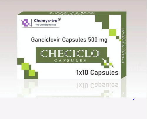 CHECICLO Ganciclovir Capsules, CHEMI FAB INDUSTRIES, 1x10