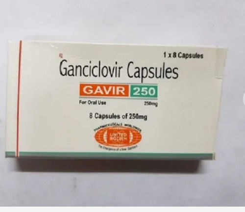 Gavir 250mg Ganciclovir Capsules, Packaging Type: Strip