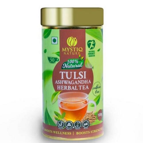 Mystiq Tulsi Ashwagandha Herbal Tea (100 Grams)