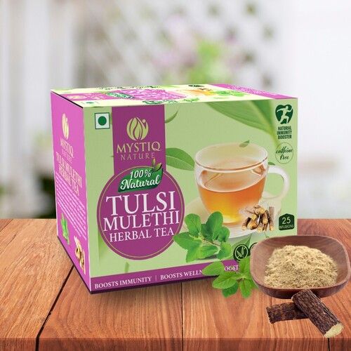 Mystiq Tulsi Mulethi Herbal Tea (25 Infusion Bag)