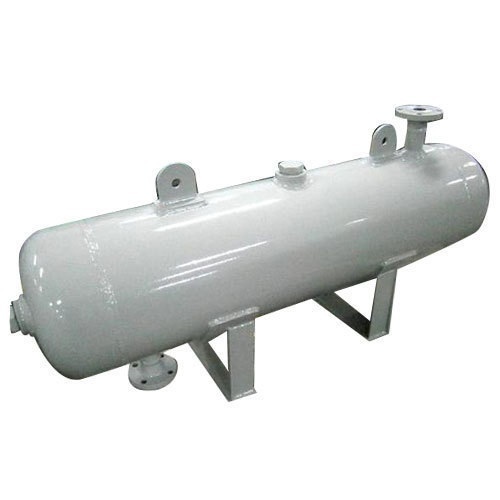 White Color Mild Steel Horizontal Pressure Vessel At Best Price In