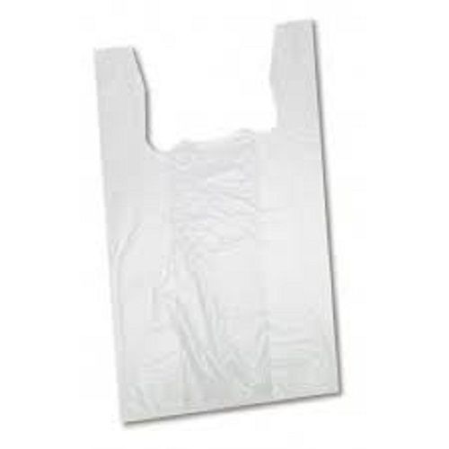 Eco Friendly Plain White Plastic Carry Bags