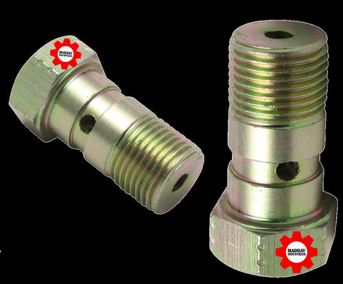 Male Connection Mild Steel Banjo Bolt