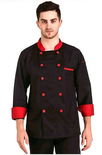 Mens Full Sleeves Plain Cotton Chef Coat Uniform For Hotel And Restaurants Application: Industrial. Commercial