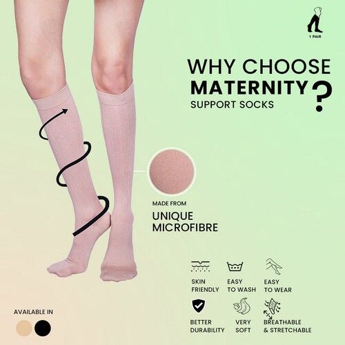 Sorgen Maternity Support Socks (Beige)