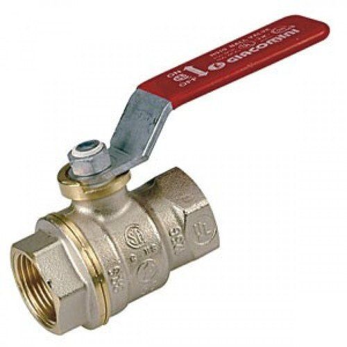 Silver Brass Screwed Ball Valve