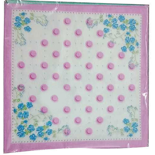 Multi Color Hand Washable Dotted Printed Pattern Cotton Handkerchief  Installation Type: Plug & Play