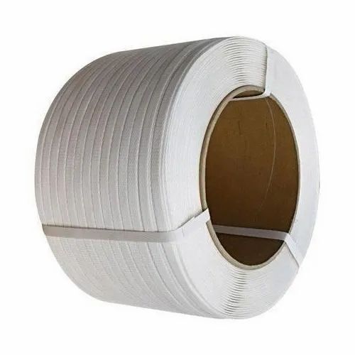 Plain White Plastic Strapping Roll For Packaging Use , Width 32 mm