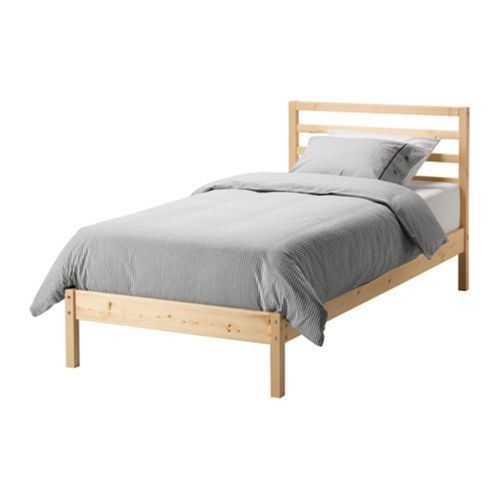 Premium Quality No Assembly Required Simple Teak Wooden Single Bed