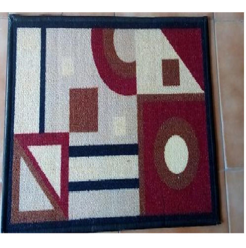 Cotton Square Easy To Fold Perfect Finish Easily Washable Great Design Woolen Door Mat